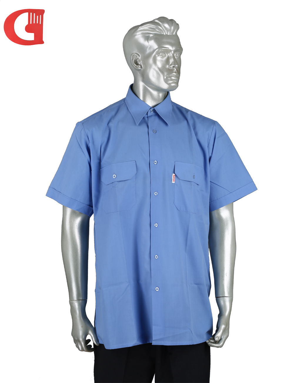 China Uniform Manufacturer Men Short Sleeves Shirt